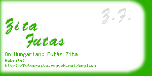 zita futas business card